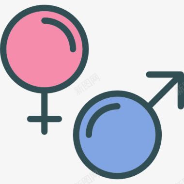 金星挂件性别图标图标