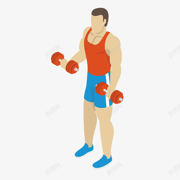 一个双手拿哑铃的男子png免抠素材_88icon https://88icon.com 健美 健身 力气 力量 强壮 男士 男子 男性 瘦身 美体 肌肉 运动