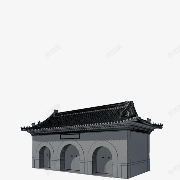 古城门建筑png免抠素材_88icon https://88icon.com 中国古建筑物 古城门 古色古香 庄严 建筑物 气派 长安城 雄伟