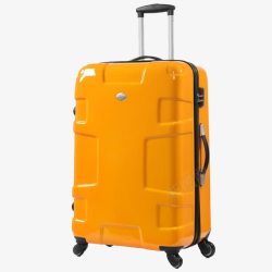 橘色行李箱美国旅行者拉杆箱品牌高清图片