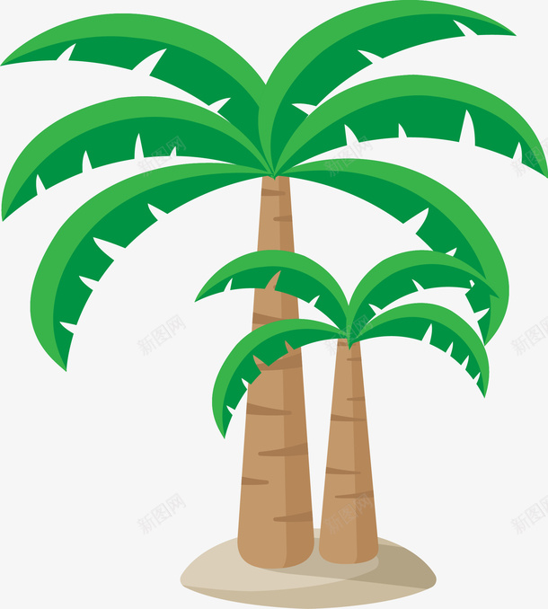 茂盛的棕榈树png免抠素材_88icon https://88icon.com 夏天 异国情调 手绘 树叶 树木 棕榈叶 棕榈叶子 棕榈树 植物 热带 热带棕榈芭蕉叶 热带植物 环境 绘画 自然