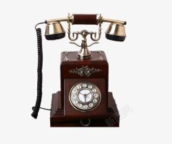 旧式欧美贵族拨号电话素材