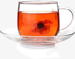 花茶茶水杯中有茶水茶杯高清图片