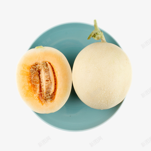 一碟白色的香瓜png免抠素材_88icon https://88icon.com 瓜果 瓜果设计 瓜类 甜瓜 甜瓜设计 白色 食物