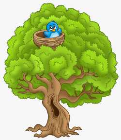 松树上的仙鹤松树上的鸟窝高清图片