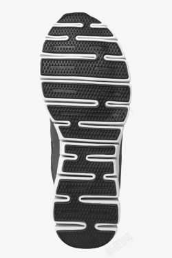 经典条纹系列黑色柔软的细小钉子条纹橡胶鞋底高清图片