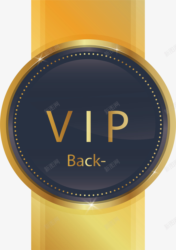 金色彩带会员卡png免抠素材_88icon https://88icon.com VIP VIP卡 会员 会员卡 矢量png 金色缎带