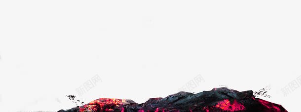 红色大气熔岩边框纹理png免抠素材_88icon https://88icon.com 免抠PNG 大气 熔岩 红色 边框纹理