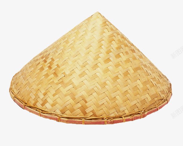 黄色竹编斗笠png免抠素材_88icon https://88icon.com 帽子 斗笠 斗笠帽子 竹斗笠 竹编斗笠 锥形帽 雨具 黄色