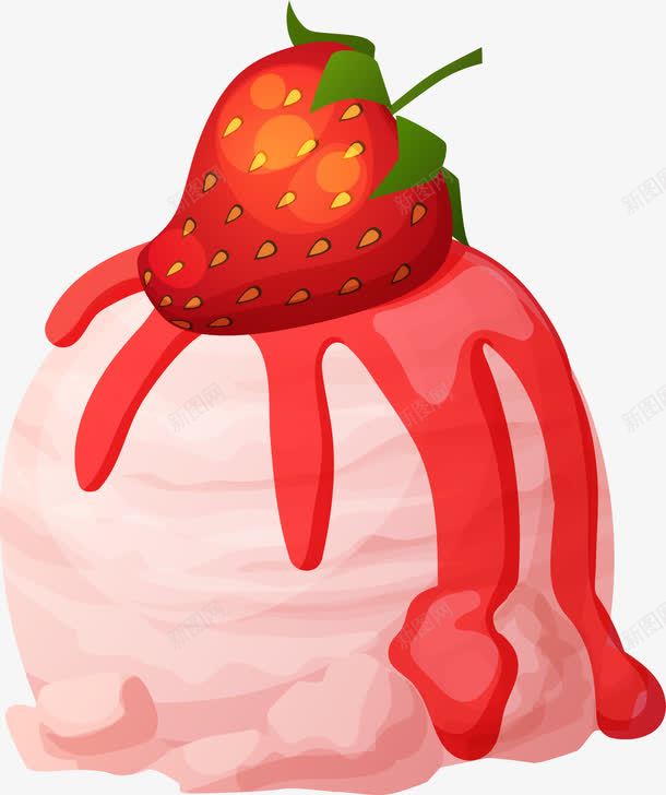 精美冰淇淋雪球png免抠素材_88icon https://88icon.com 冰淇淋 精美 草莓 雪球