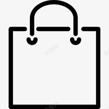 出售广场购物袋处理图标图标