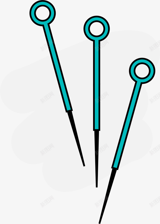 绿色卡通扁平针灸png免抠素材_88icon https://88icon.com SPA 护肤 绿色银针 美丽 美妆 美容院 针灸 针灸按摩 针灸疗法