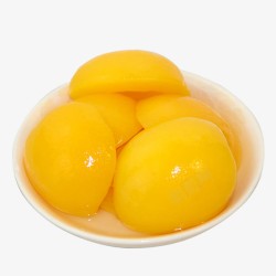 黄桃罐头黄桃高清图片