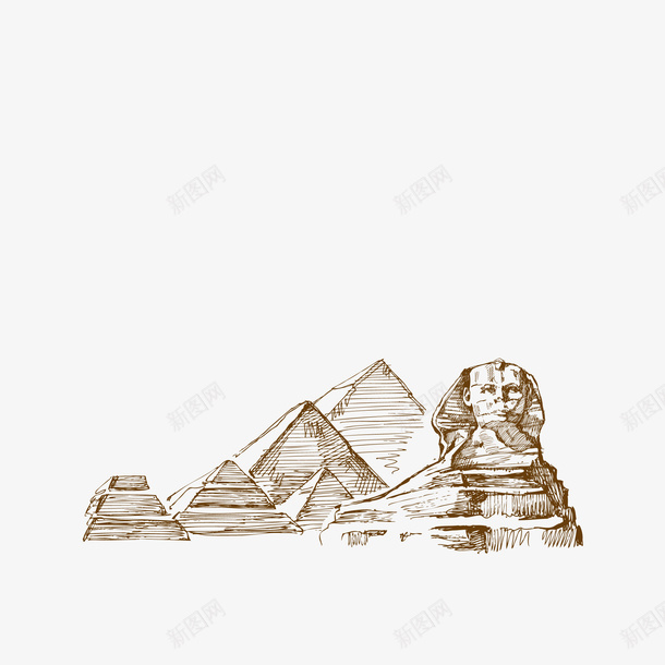素描的埃及金字塔png免抠素材_88icon https://88icon.com 免抠图 古埃及 埃及代表物 效果图 素描 装饰图 装饰画 金字塔