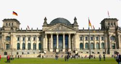 对称型建筑德国柏林高清图片