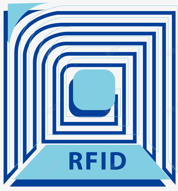 RFID中心射频png免抠素材_88icon https://88icon.com RFID 中心射频 卡通射频 卡通风格 射频识别 高级技术