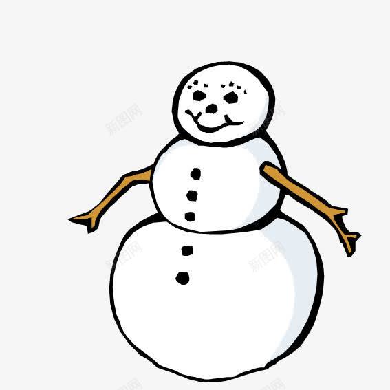 下雪堆雪人png免抠素材_88icon https://88icon.com 堆雪人 白雪 雪人