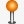 缝纫针橙色的定位推针icon图标图标