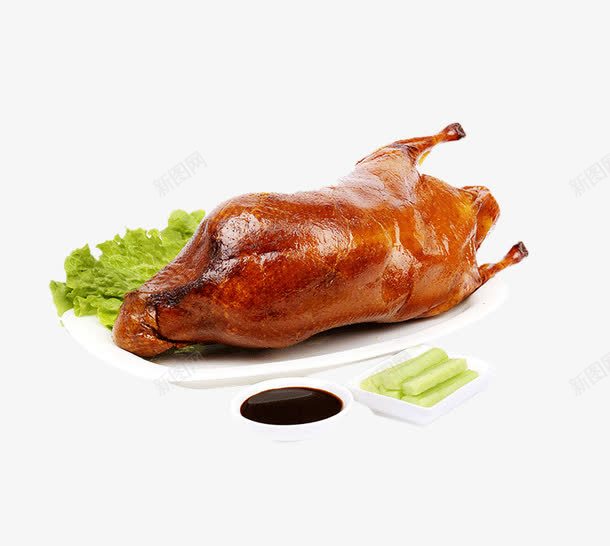 北京烤鸭png免抠素材_88icon https://88icon.com png图片素材 产品实物 免费png素材 烤鸭 葱花 酱料 鸭肉