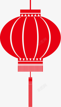 一串灯笼素材简单红色灯笼高清图片