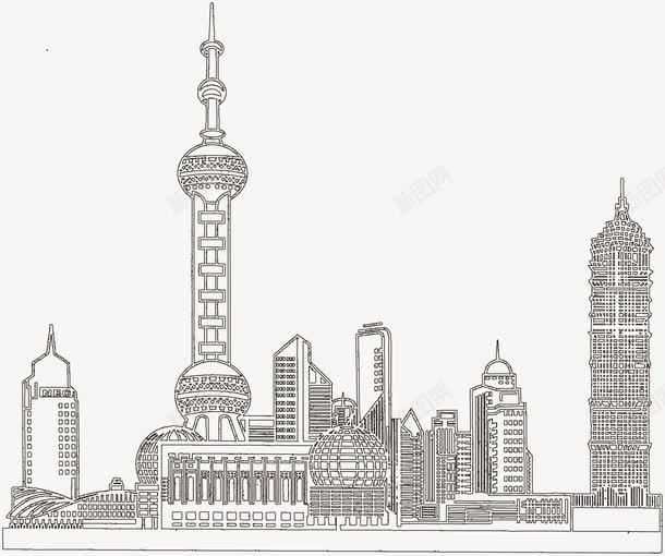 上海东方明珠png免抠素材_88icon https://88icon.com 上海天际线 企业 城市 手绘 珠江新城