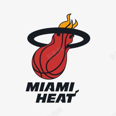 篮球迈阿密热火队标志图标图标