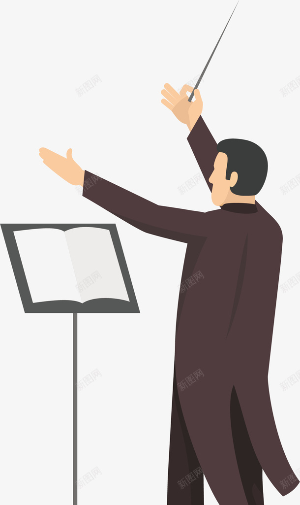 演奏乐器的音乐指挥人物卡通矢量图ai免抠素材_88icon https://88icon.com 乐器 乐队 卡通 指挥图 晚会 演奏 演奏家 矢量图 音乐会 音乐指挥 音乐节