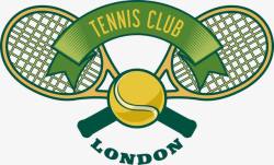 网球俱乐部网球俱乐部标志高清图片