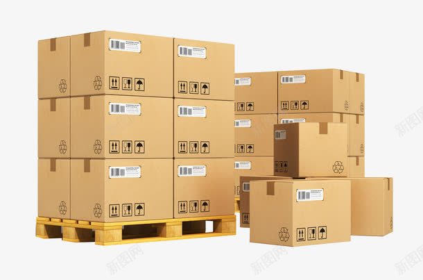 快递发货箱子png免抠素材_88icon https://88icon.com 加厚包装箱子 包装箱 发货包装 运输包装