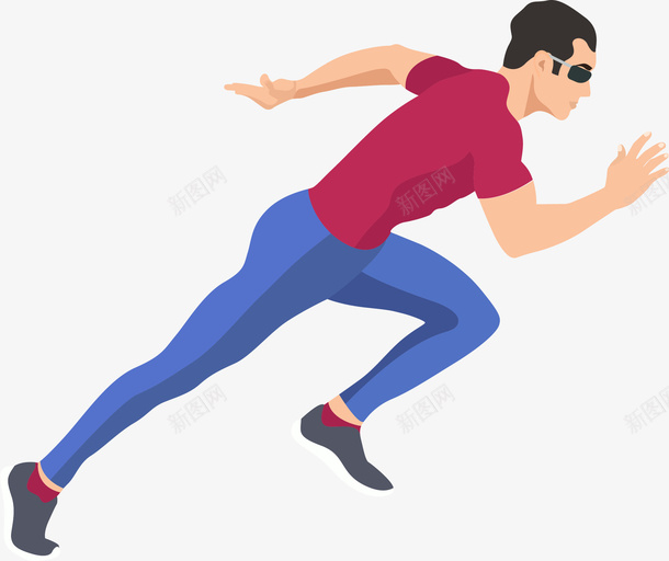 马拉松快速起跑的男人png免抠素材_88icon https://88icon.com 奔跑 快速起跑的男人 跑步logo 跑步比赛 跑步运动 锻炼 马拉松