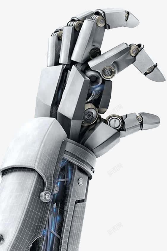 金属机械手臂psd免抠素材_88icon https://88icon.com 关节 图案 手指 机器人手 机械手臂 金属质感