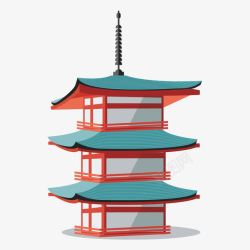日本房子建筑旅游景点素材