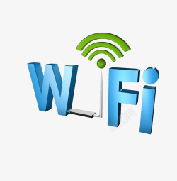 创意WiFi艺术字素材