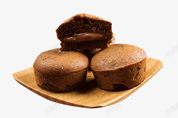 西式熔岩巧克力蛋糕png免抠素材_88icon https://88icon.com 巧克力蛋糕 熔岩蛋糕 西饼