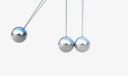 重力测量银色金属球摆锤高清图片