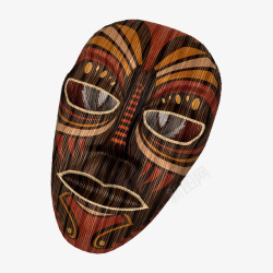 人脸非洲面具手工木雕素材