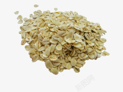 大麦片麦片堆小麦谷物素材