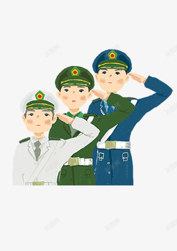 兵哥哥psd免抠素材_88icon https://88icon.com 严肃 人民的 兵哥哥 军人