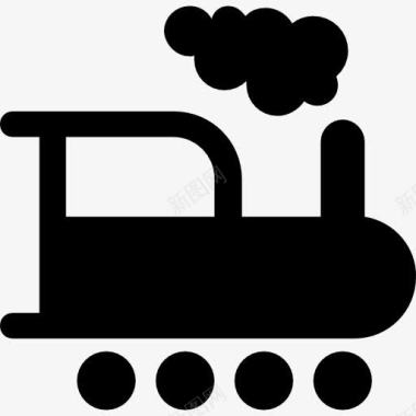 蒸汽机车图标图标