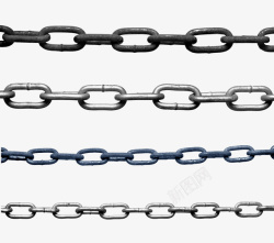 金属连接实物铁链高清图片