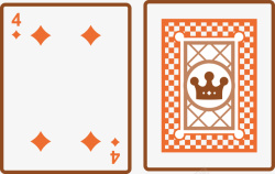 5源尺寸扑克牌卡通扁平魔术扑克牌片高清图片