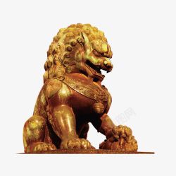 石狮子雕像素材