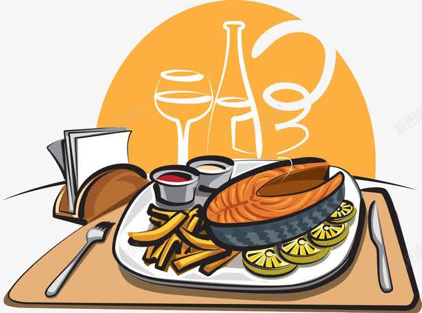 美味炸鱼块插画png免抠素材_88icon https://88icon.com 午餐卡通 油炸鱼 美味炸鱼块插画 西餐 食物