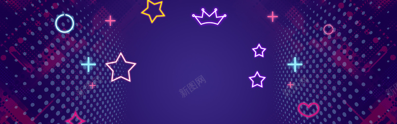 几何紫色霓虹效果banner背景psd设计背景_88icon https://88icon.com 不规则图形 促销 几何 扁平 折扣 新势力周 秋季上新 秋季新品 紫色 霓虹PSD 霓虹效果