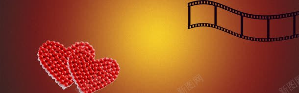 婚庆模板bannerjpg设计背景_88icon https://88icon.com 电子相册 红色喜庆 胶片