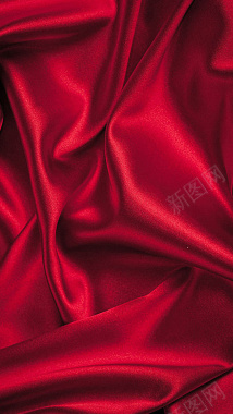 红色丝绸H5背景背景