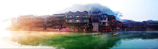 中国风古建筑淘宝海报背景背景