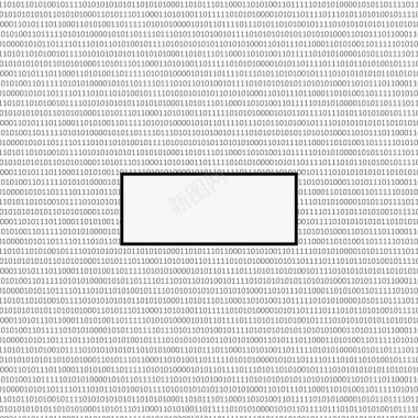 白色质感代码数字程序背景矢量图背景