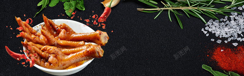 蜜汁鸡爪简约黑色bannerpsd设计背景_88icon https://88icon.com 凤爪 创意设计 泡椒鸡爪 洪濑鸡爪 烤凤爪 烤鸡爪 红烧鸡爪 酱鸡爪 鸡 鸡掌 鸡爪 鸡肉 鸡脚图片