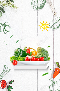 新鲜营养绿色生态农场背景